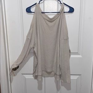 American Eagle soft &sexy cold shoulder sweater